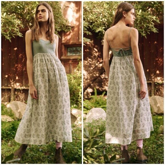 THE GREAT. Dresses & Skirts - 💕THE GREAT.💕 The Camelia Dress ~ Crystal Blue Size 3 = Large NWT